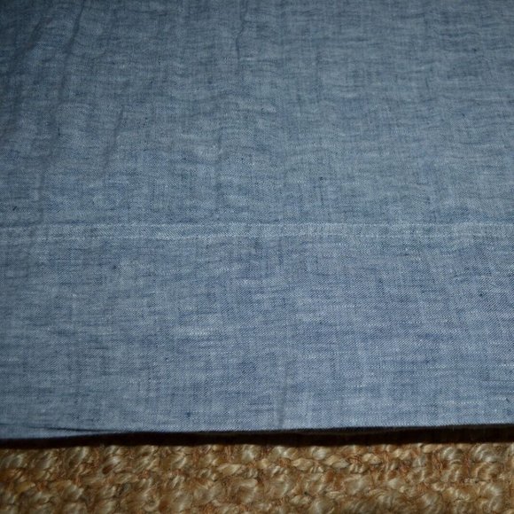 Brooklinen Bedding Brooklinen 0 Linen Queen Chambray Blue Flat Sheet Portugal Poshmark